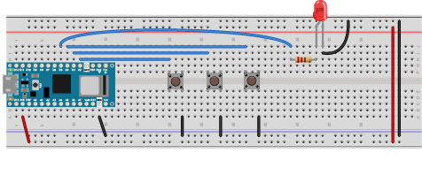2 way communication circuit 2 Pots Light Sensor LED
