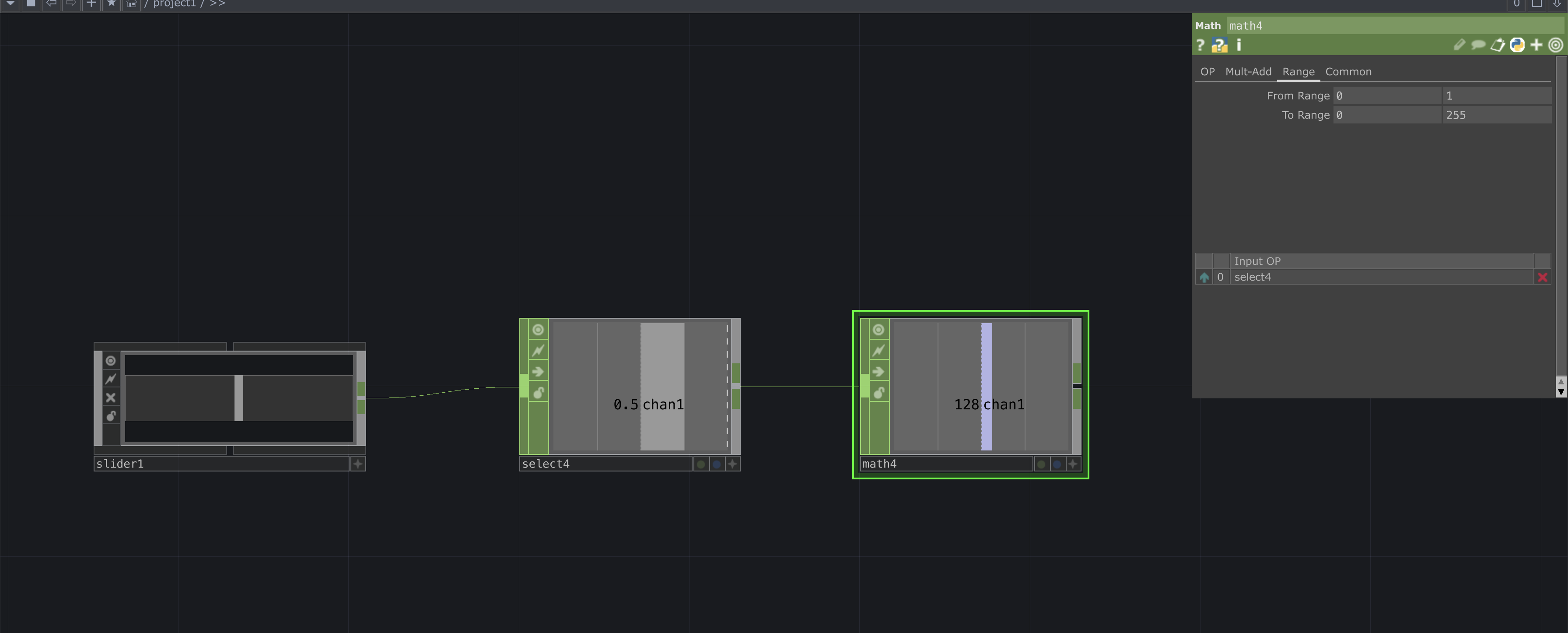 Slider to Select Slider