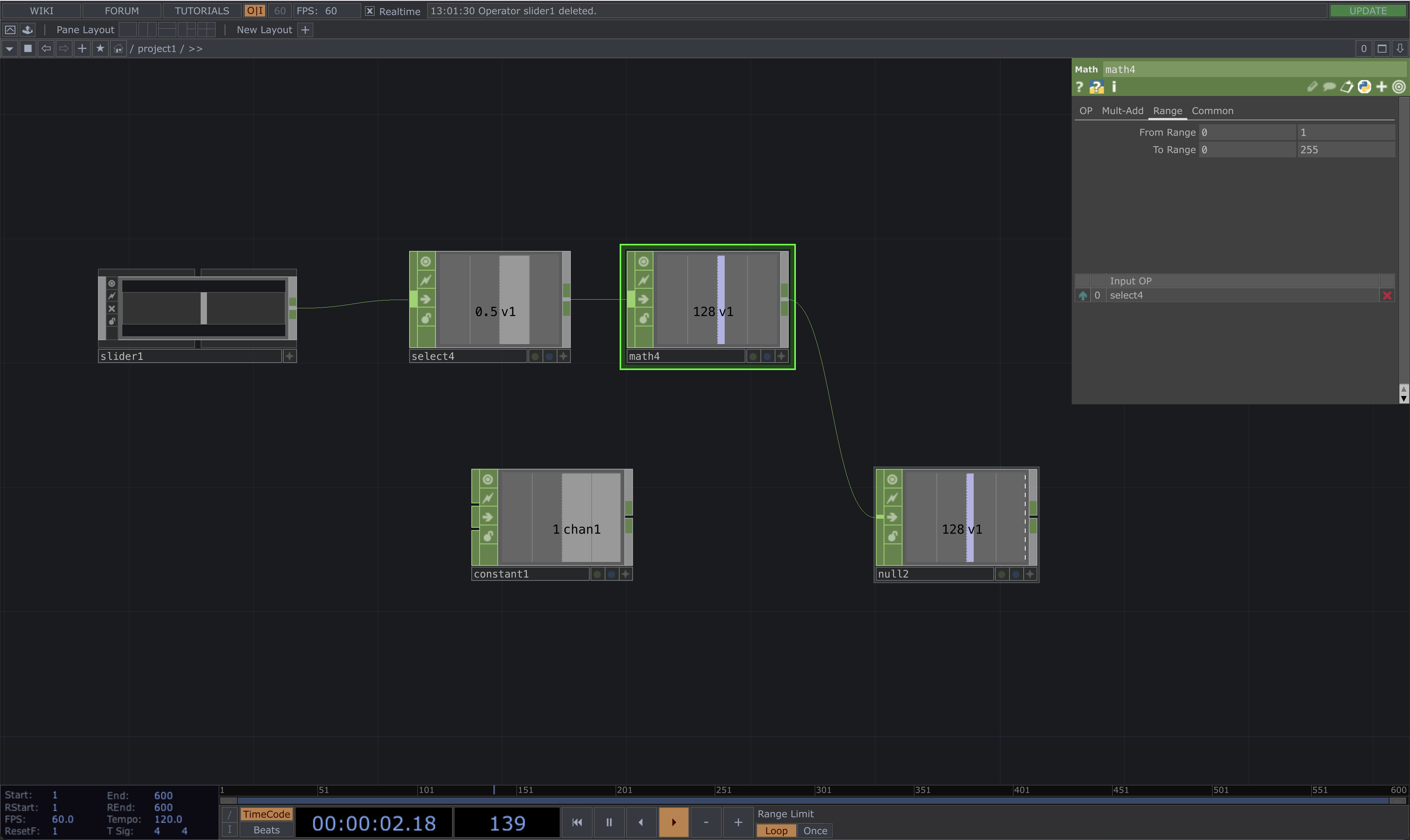 Slider to Select Slider