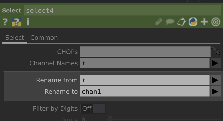 Select rename Select rename